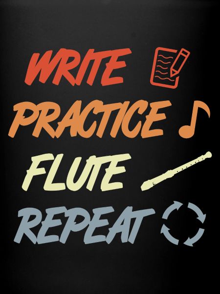 Write Practice Flute Repeat