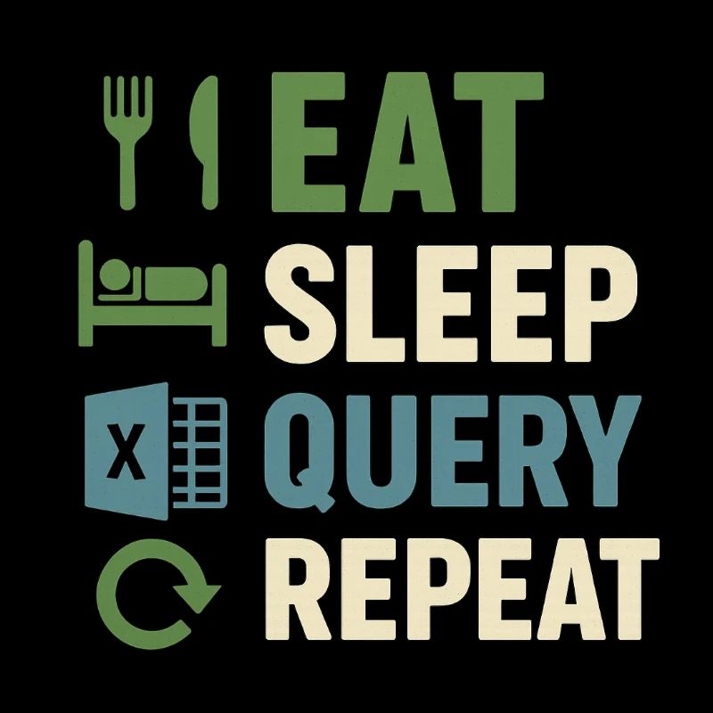 Eat Sleep Query Repeat