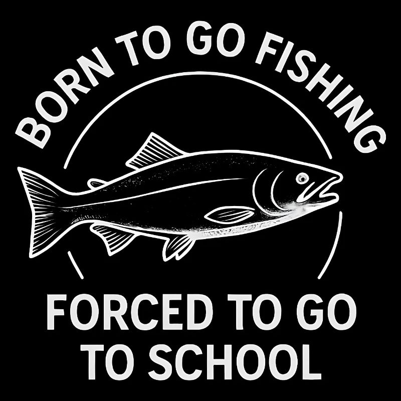 Né pour aller pêcher, forcé d’aller à l’école Pêcheur