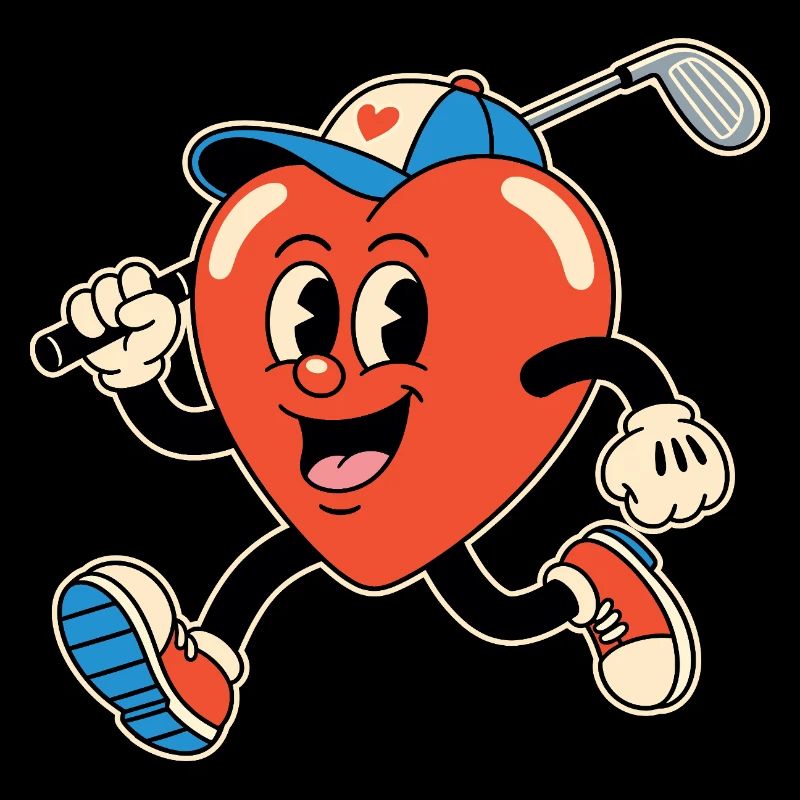 Dessin animé Heart Golf
