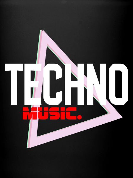 Techno Neon Triangle Pulse