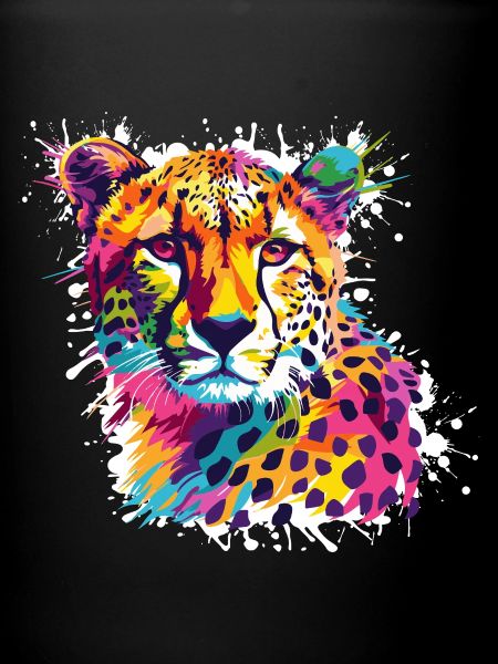 Graffiti léopard guépard