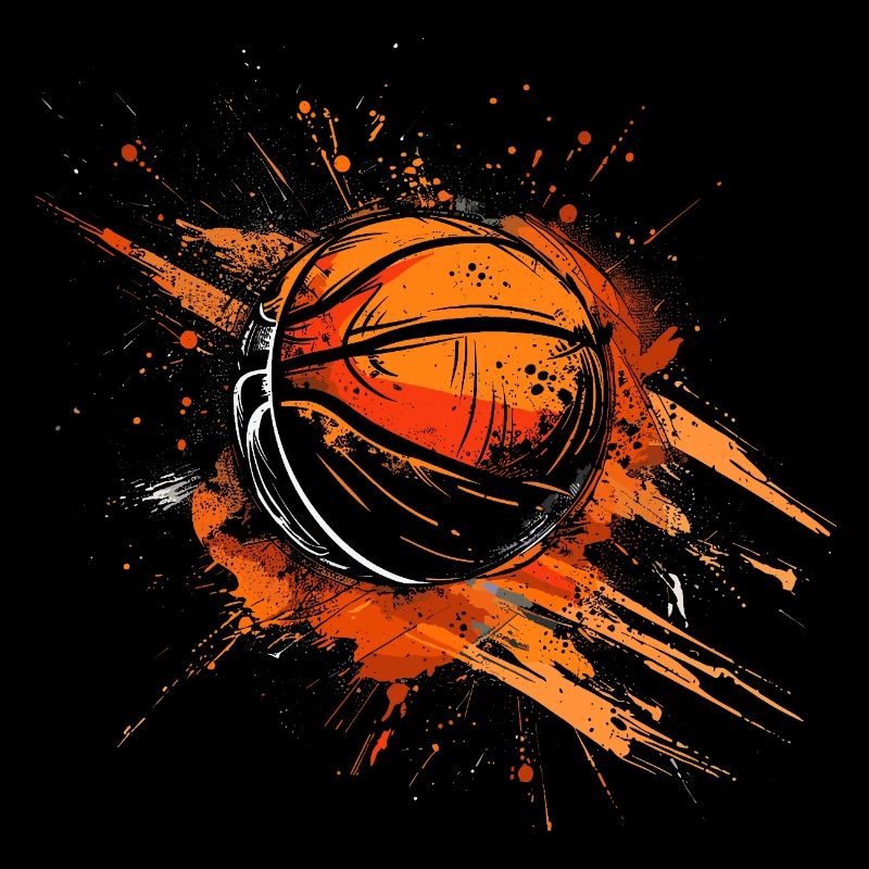 Art de rue du basket-ball