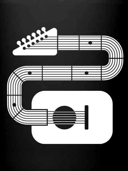 Abstract Shape Guitar
