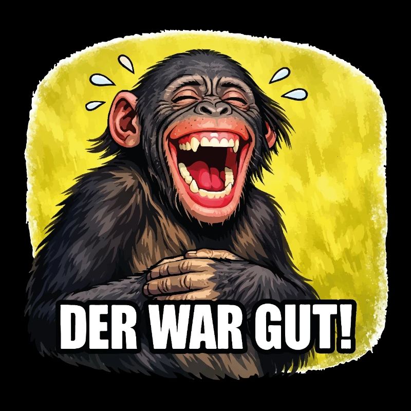 Lachender Affe - Der war gut!