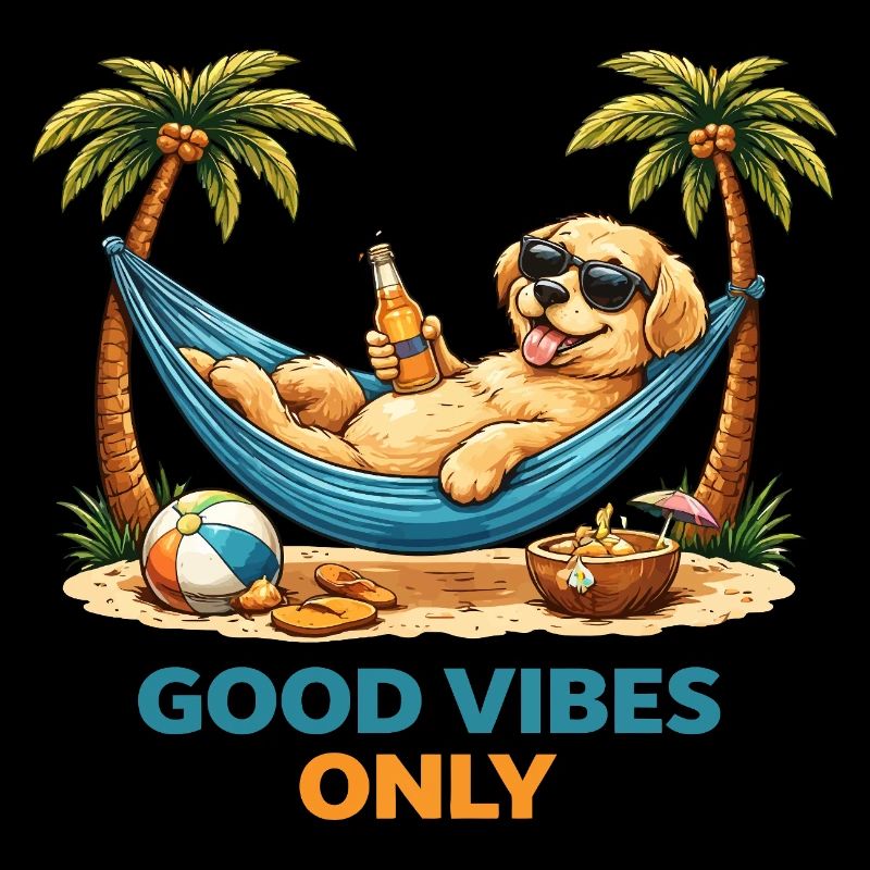 Chiot dans le hamac – Mode Relax