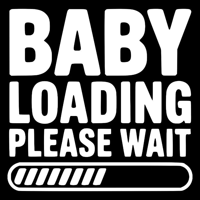 Baby lädt Bitte warten Sie