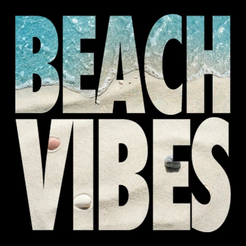 Beach Vibes - Tropical Ocean & Sand Texture