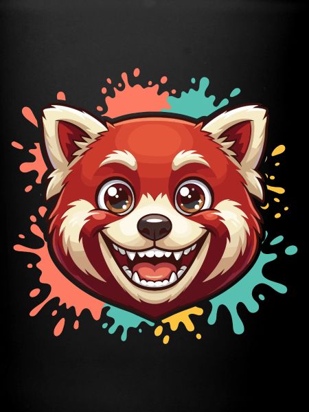 Panda Rouge Éclaboussure