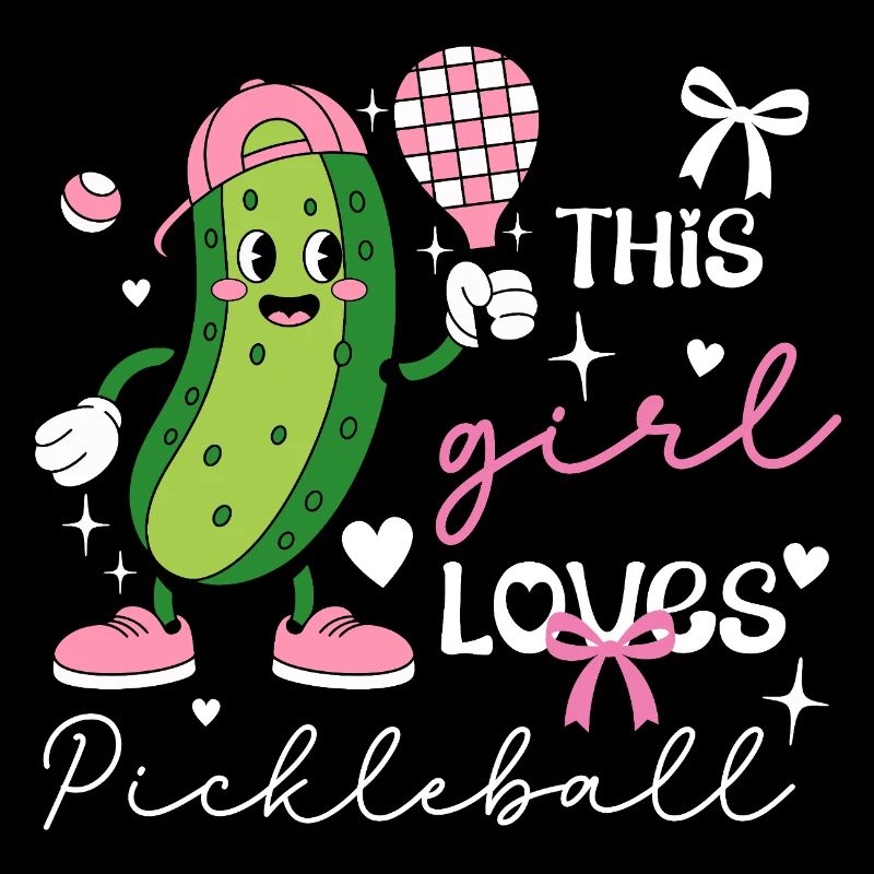 Coquette Pickleball-Mädchen süße Pickle