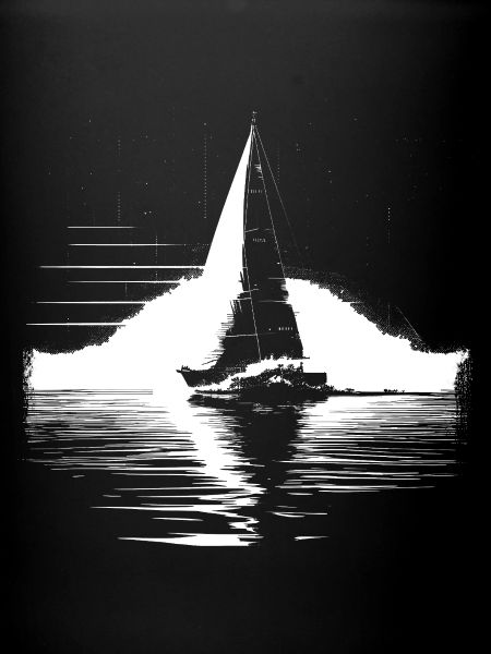Dessin de voilier