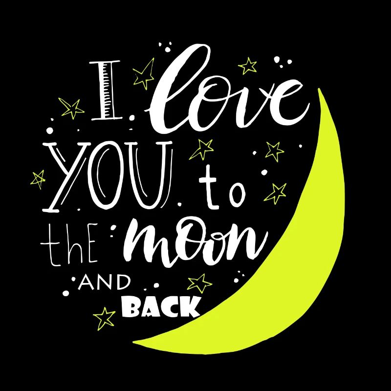 Je t'aime à la lune et au dos