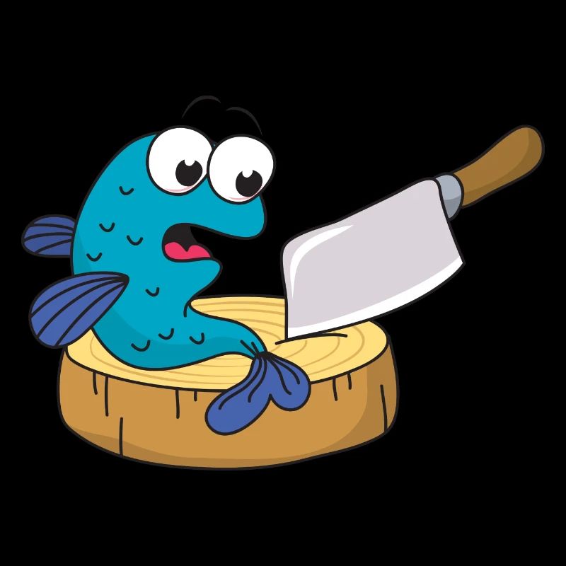 Fisch Messer Beil