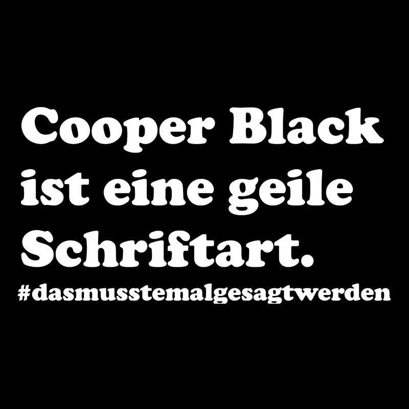 Cooper Black cool font
