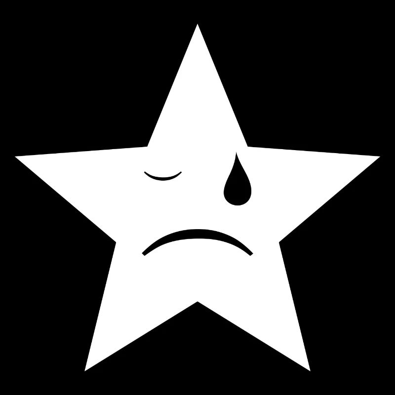 Graphique Sad Star
