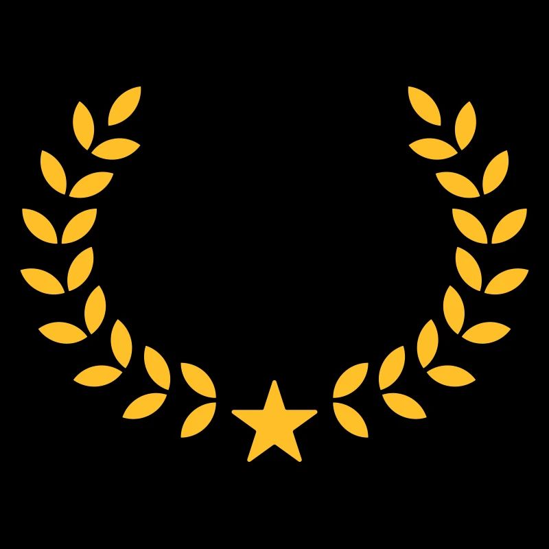 Siegerkranz Dein Text Stern Sieger Gewinner Kranz