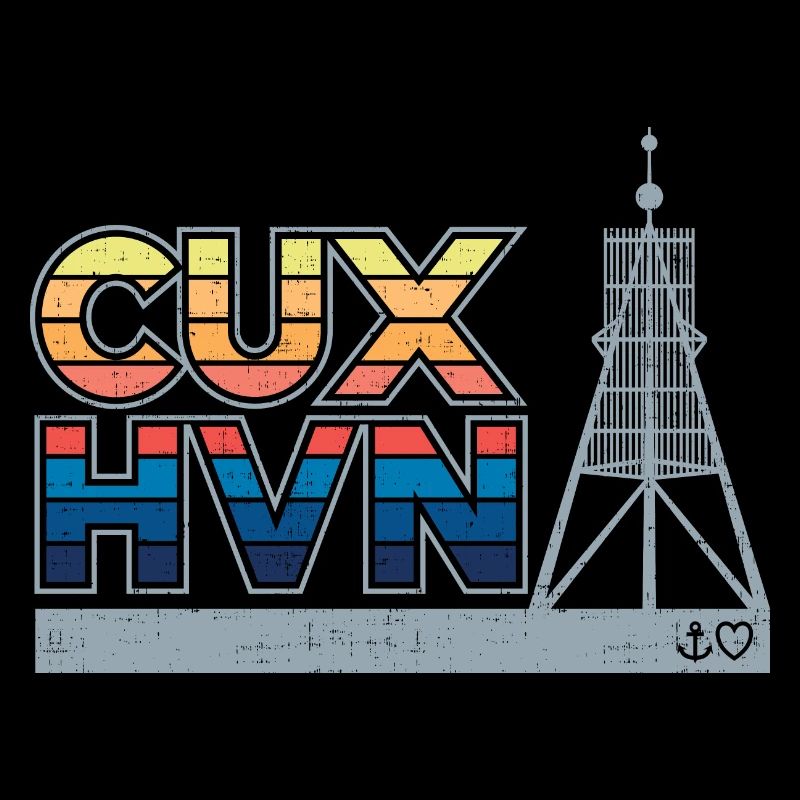 Cuxhaven Kugelbake ancre coeur maritime cuxhvn