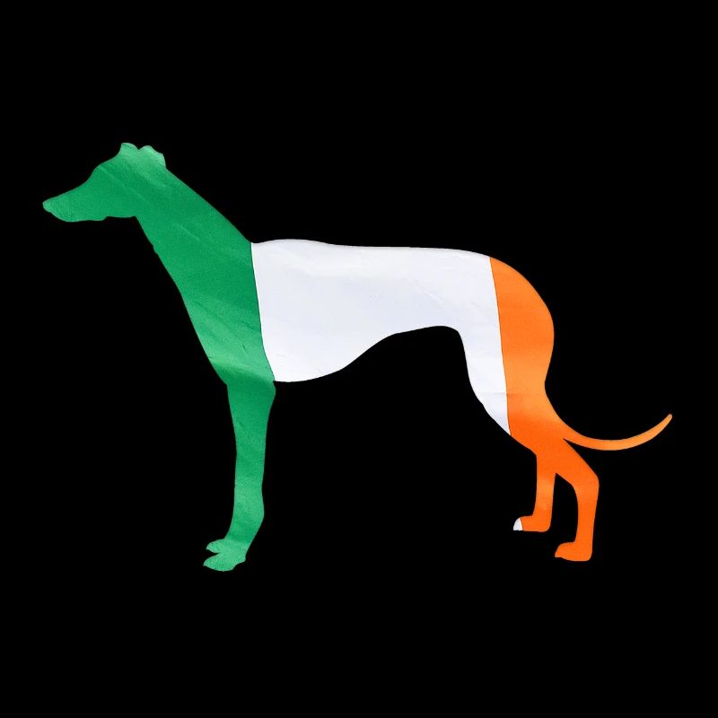 Greyhound Silhouette Irish Pride