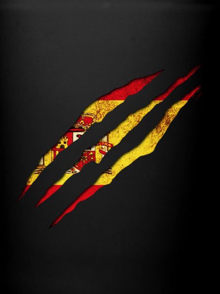 Flag Spain Claws