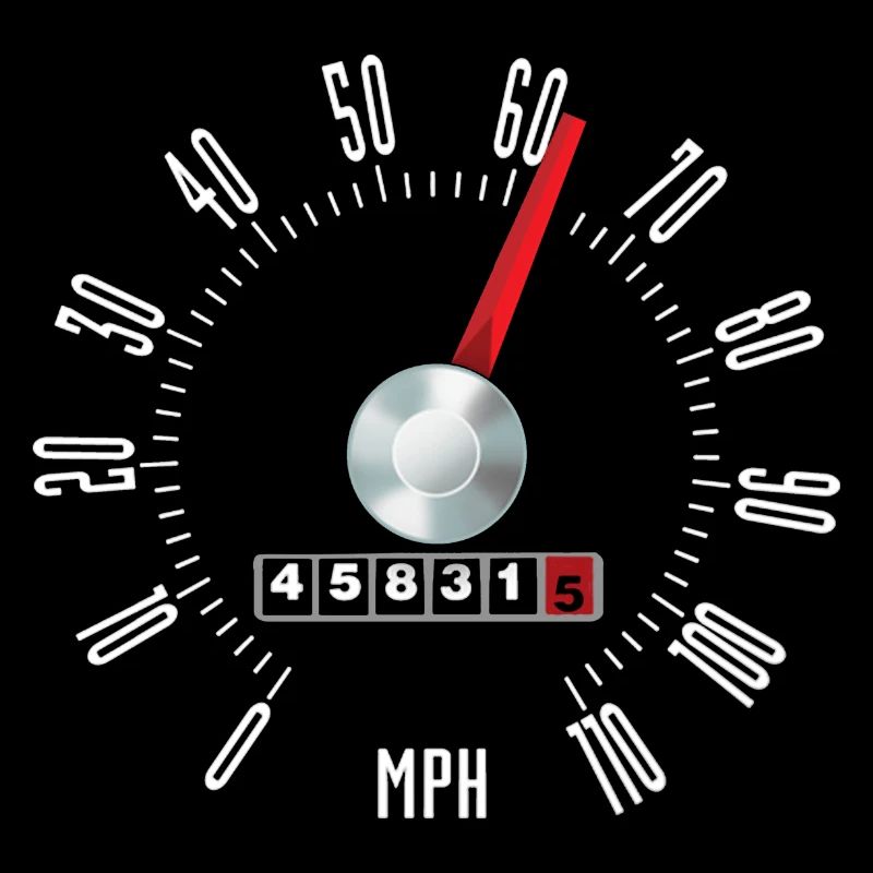 Oldtimer-Theke Autozähler weiß