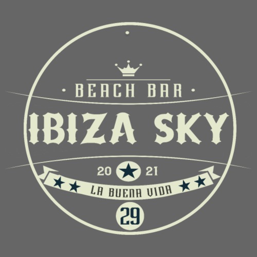 IBIZA SKY Beach Bar 29 - Logo - Tasse einfarbig