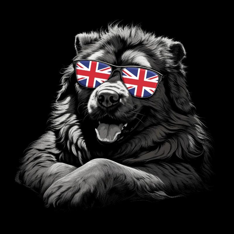 Chien de berger du Caucase Drapeau de l’Angleterre