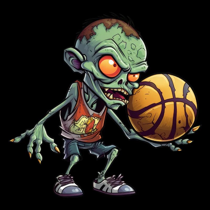 Basket-ball zombie