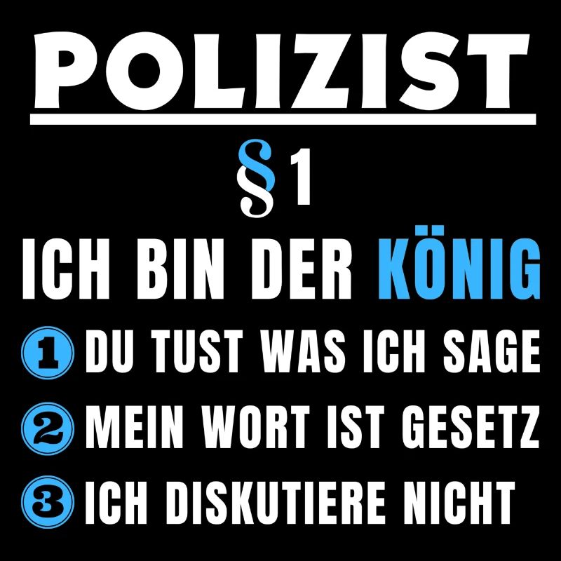 Policeman Gift - I'm the King