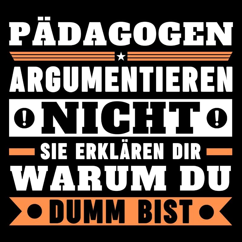 Pädagogen argumentieren nicht