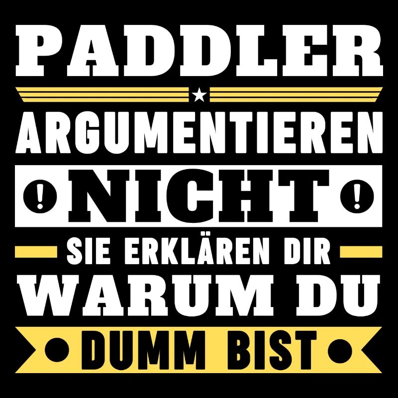 Paddlers don't argue