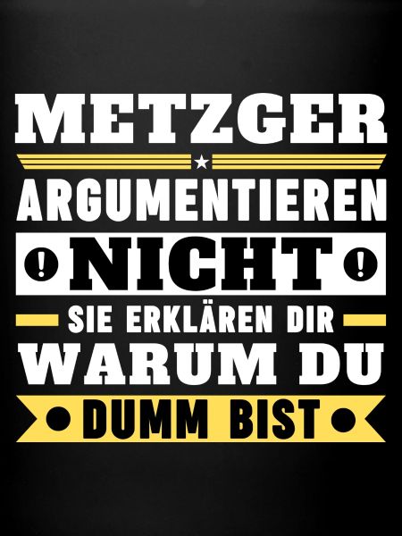 Butchers don't argue
