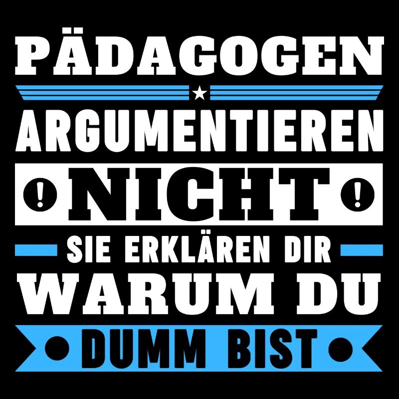 Pädagogen argumentieren nicht