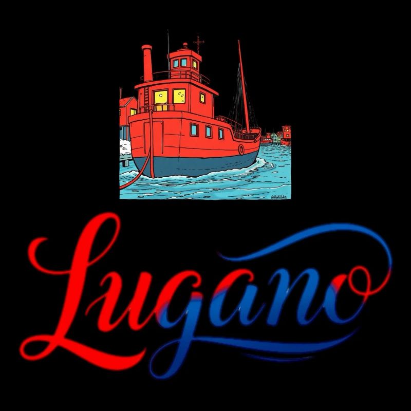 Lugano Port Souvenir