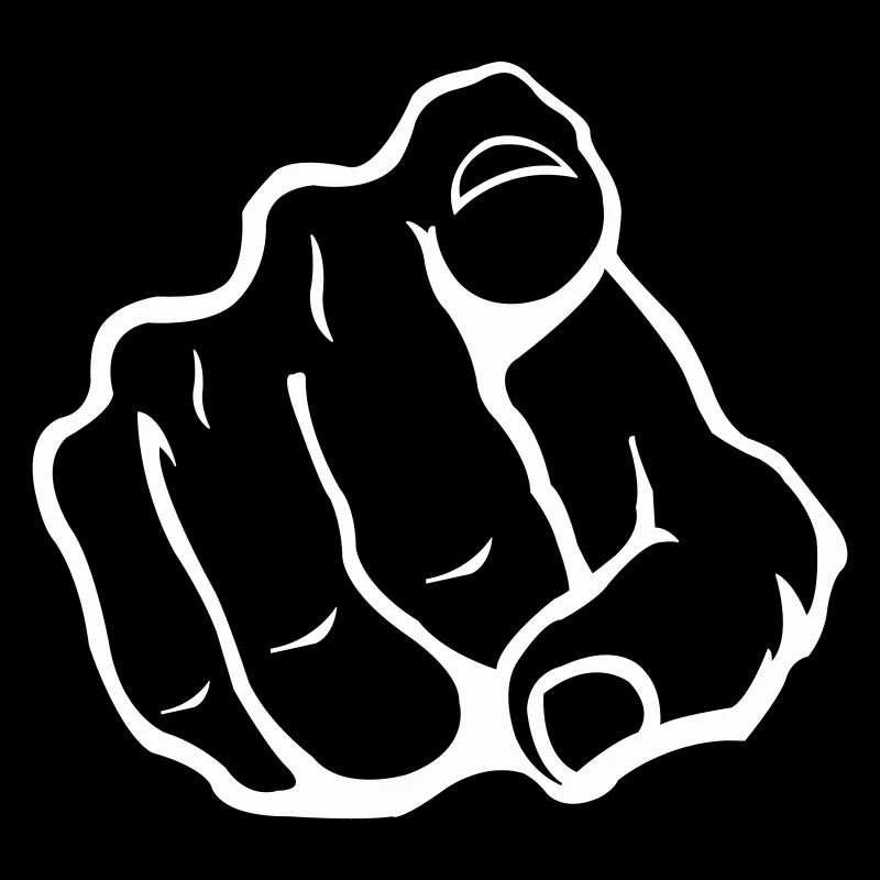 Zeigefinger Silhouette