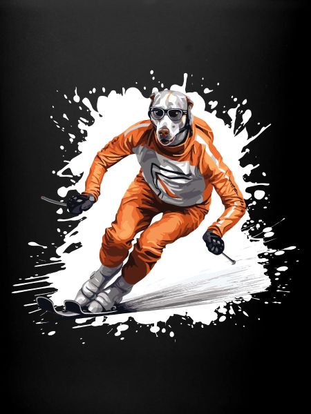 Greyhound Chien Ski Ski