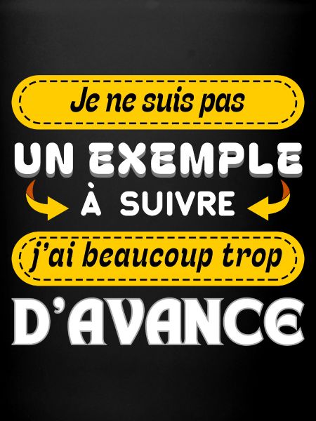 Pas un exemple à suivre