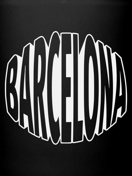 Barcelona Oval Lettering