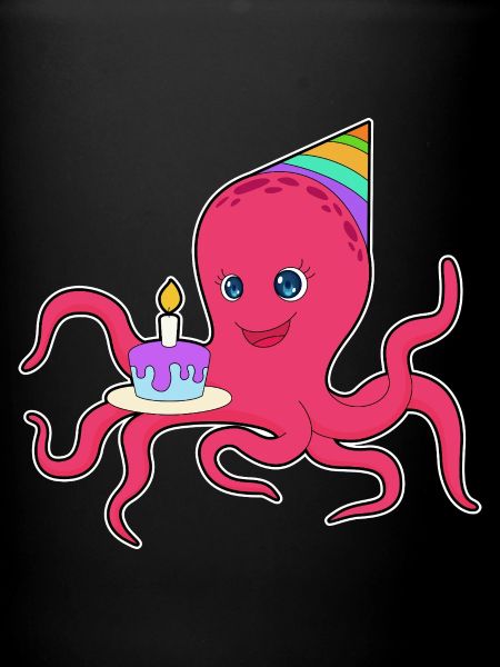 Gâteau d’anniversaire pieuvre