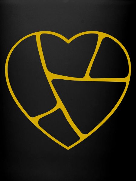 Kintsugi-Herz (hohl)