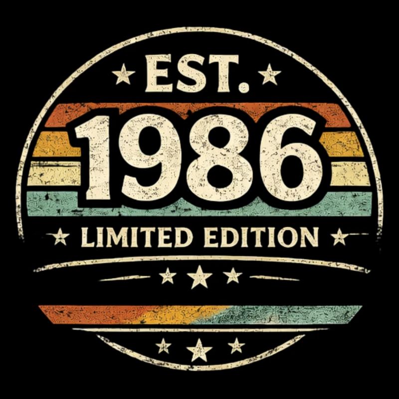 Édition limitée 1986 anniversaire vintage