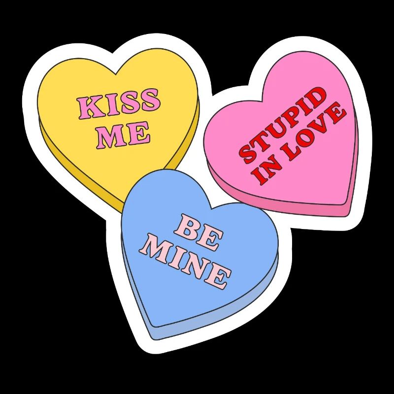 Candy Hearts Design