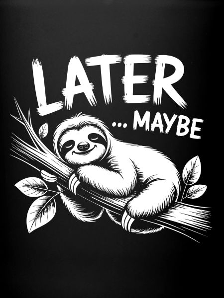 Sloth Saying Maybe Later