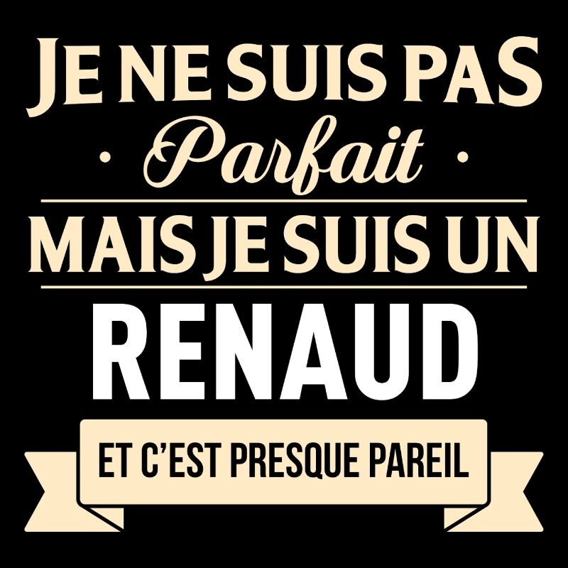 Je Ne Suis Pas Parfait Mais Je Suis Un Renaud E...