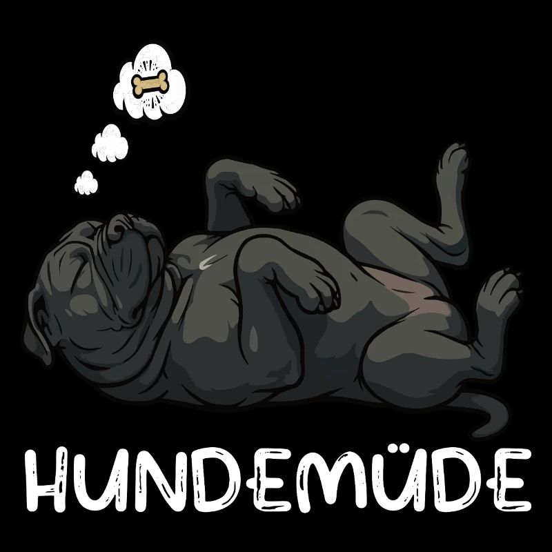 Hundemüde Cane Corso italienischer mastiff 