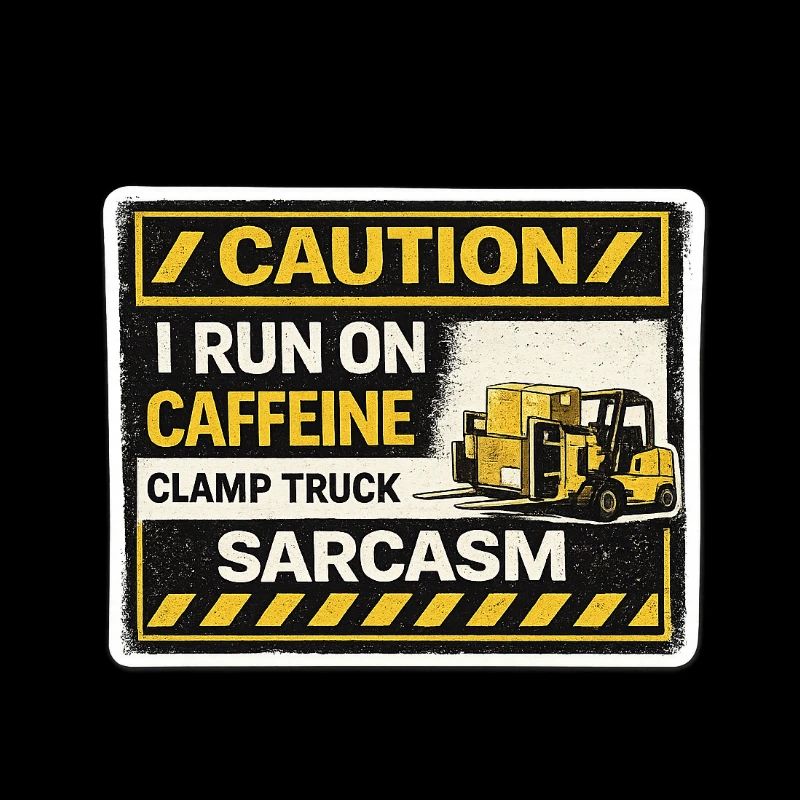 Caffeine Fueled Forklift Sarcasm