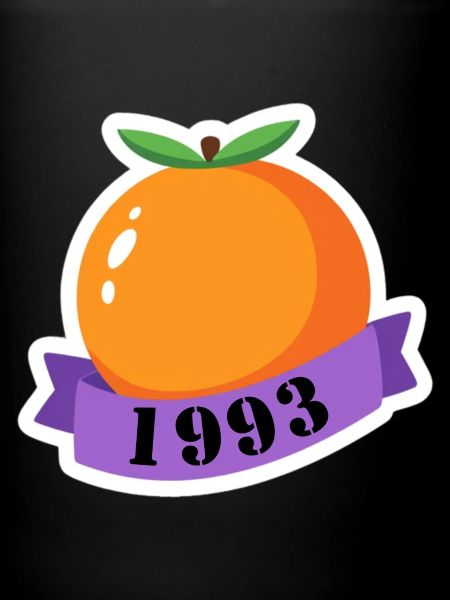 Orange avec ruban 1993
