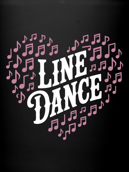 Line Dance Herz mit Noten