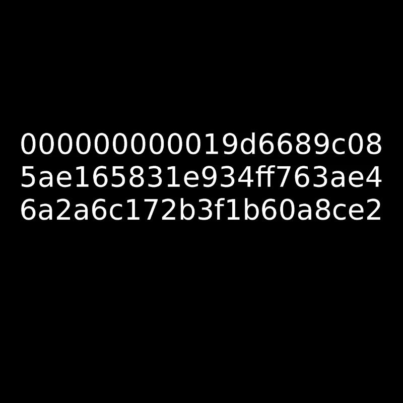 Bitcoin 1. Block
