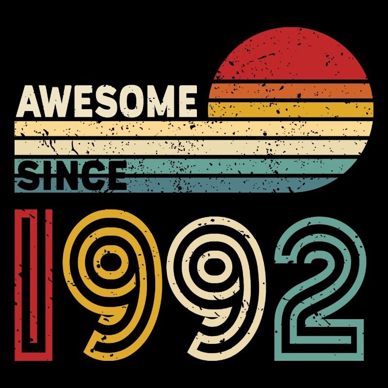 1992 cadeau anniversaire Vintage dire