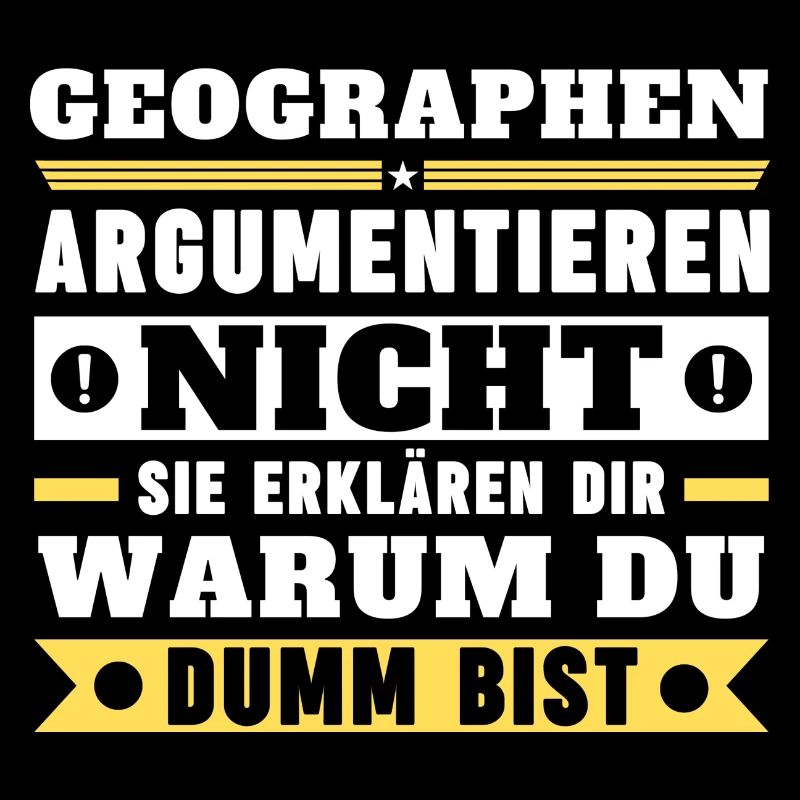 Geographers don't argue